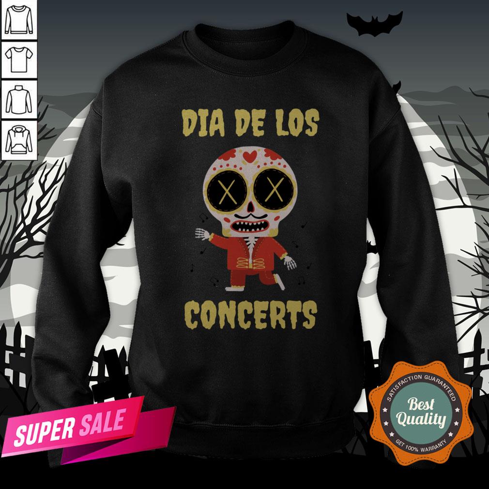 Dia De Los Concerts Day Of The Dead Sugar Skull Shirt