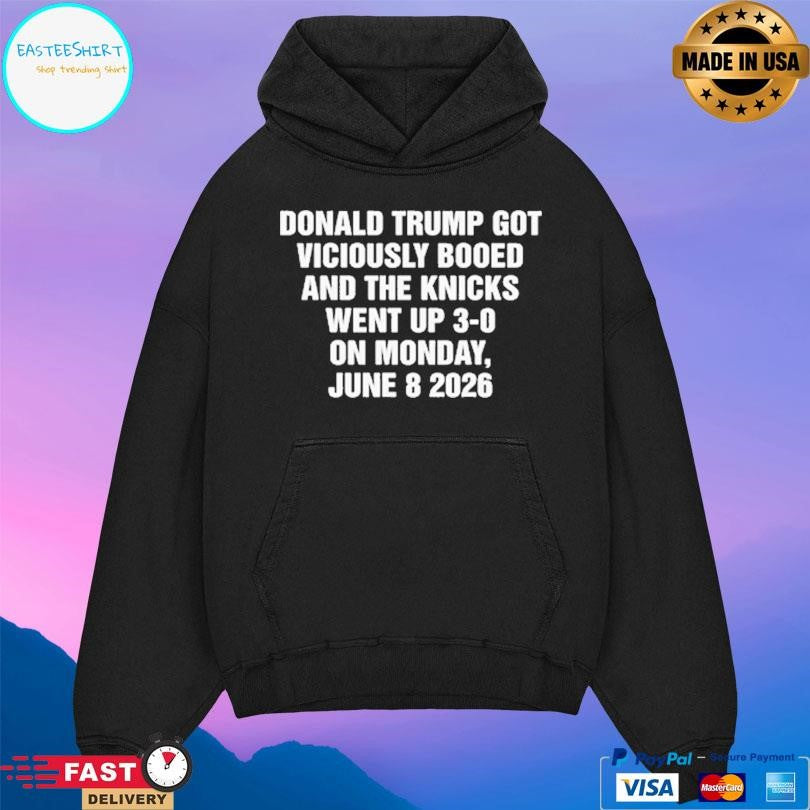 Donald Trump Got Viciously Booed On The Day The Basketball Team Went Up 3 0 Shirt