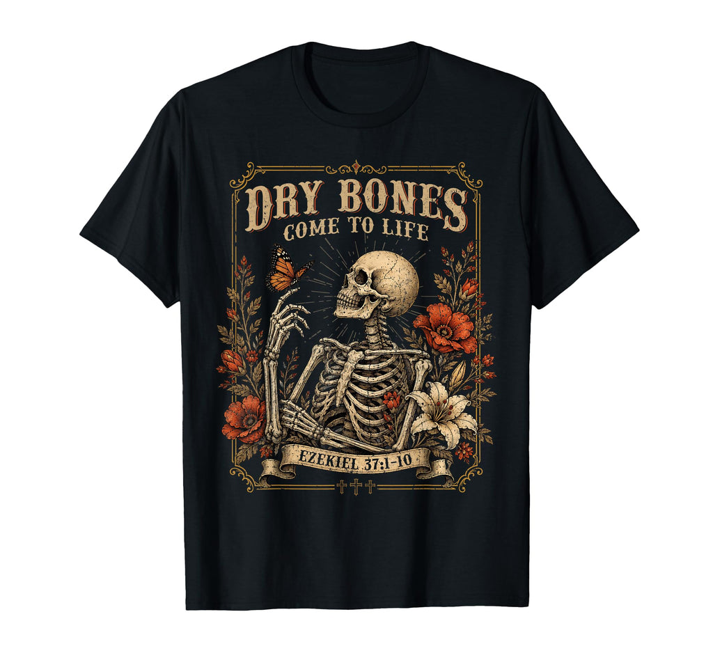 Vintage Skeleton Dry Bones Come Life Christian Halloween (1)