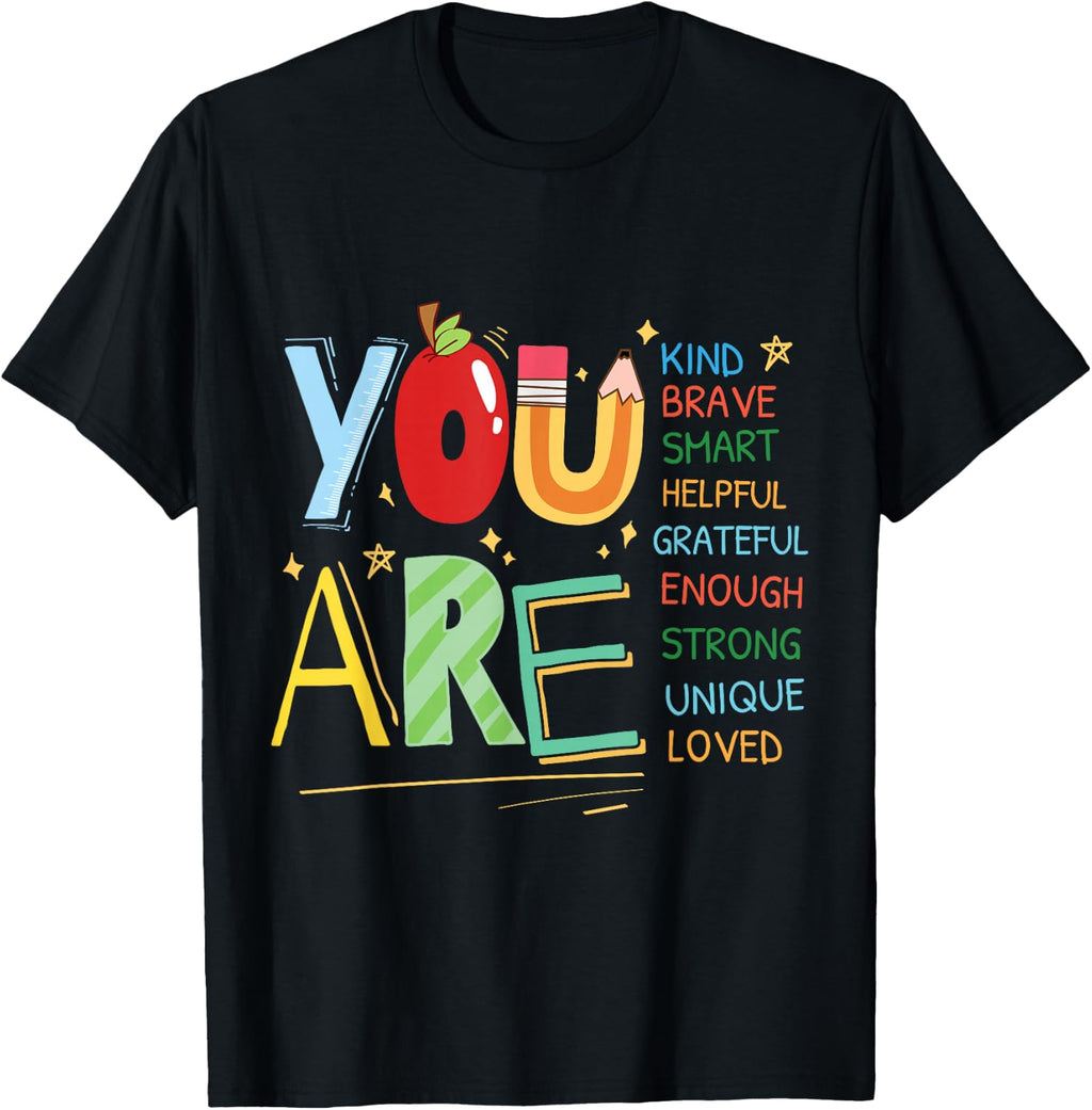 Quote Smart Brave Strong Kind Unisex T-shirt, Sweatshirt, Hoodie (1)