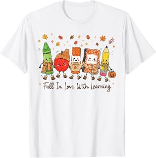 Fall Love Learning Teacher Classroom Unisex T-shirt, Sweatshirt, Hoodie (1)