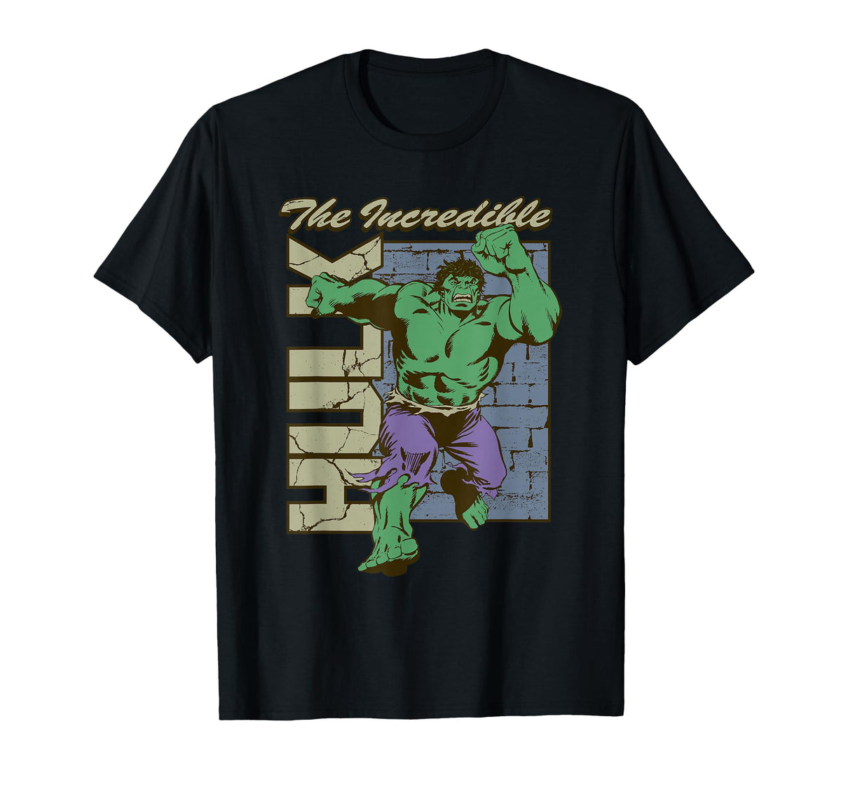 Comics Hulk Vintage Comic Brick Wall Unisex T-shirt, Sweatshirt, Hoodie (1)