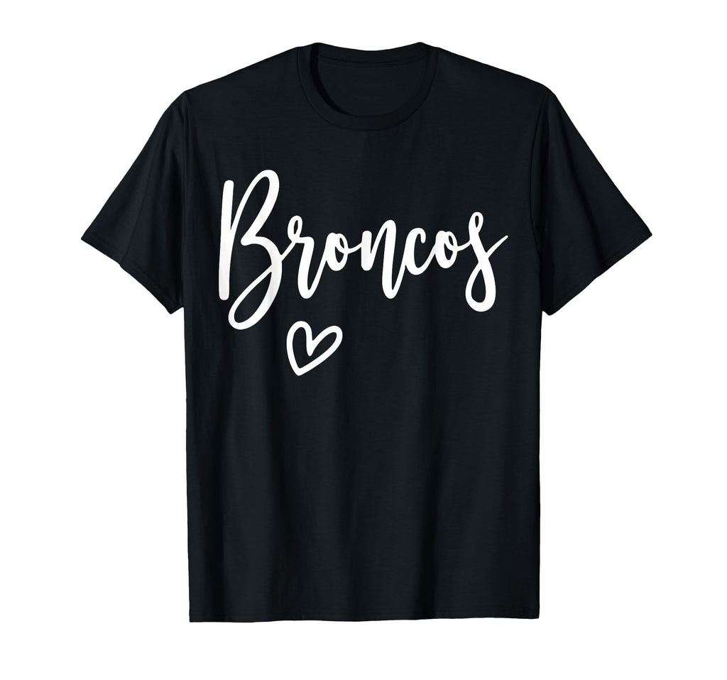 Vintage Broncos Last Name Heart Unisex T-shirt, Sweatshirt, Hoodie (1)