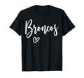 Vintage Broncos Last Name Heart Unisex T-shirt, Sweatshirt, Hoodie (1)