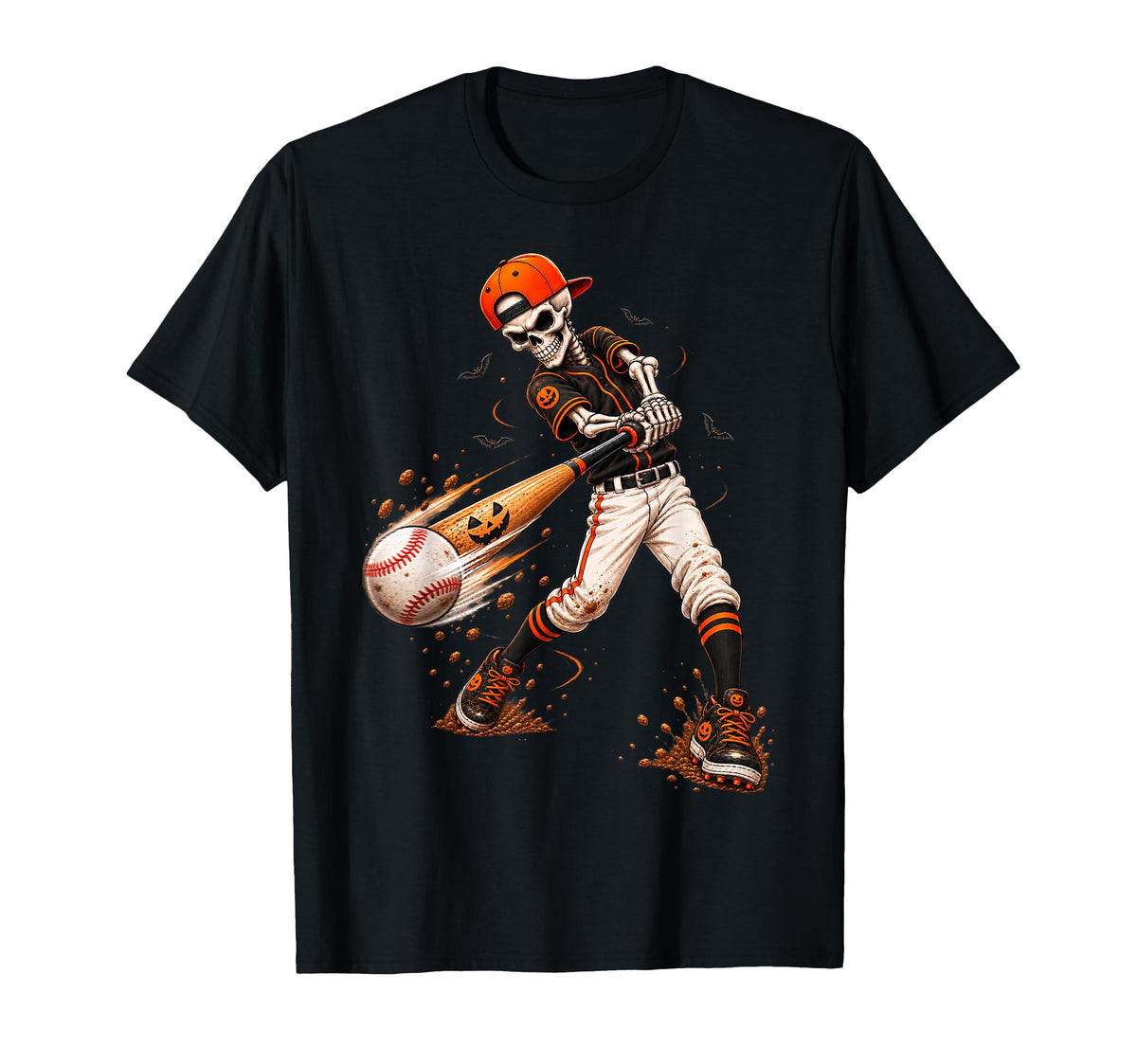 Skeleton Baseball Halloween Costume Unisex T-shirt, Sweatshirt, Hoodie (1)