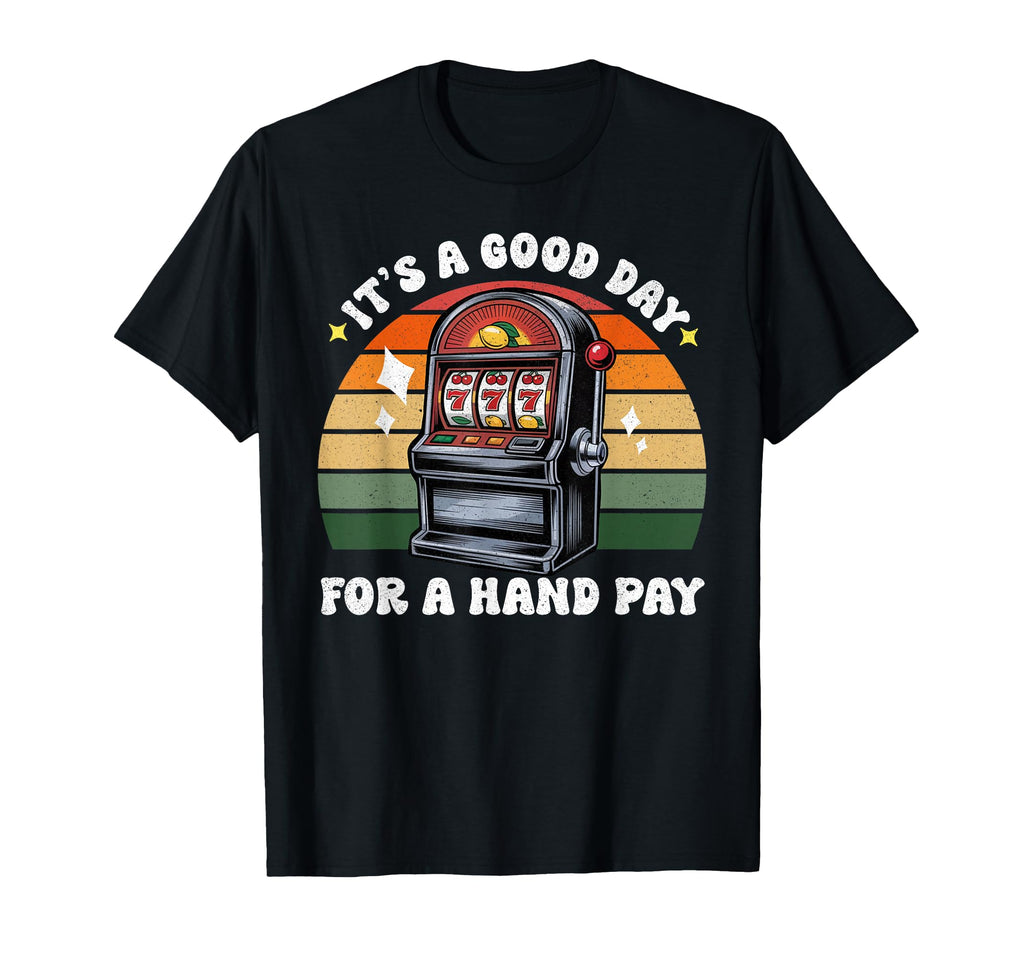 Hand Pay Lovers Retro Slot Machine 777 Vintage Casino Unisex T-shirt, Sweatshirt, Hoodie (1)