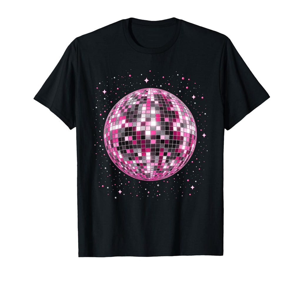 Retro Pink Disco Ball Club Unisex T-shirt, Sweatshirt, Hoodie (1)