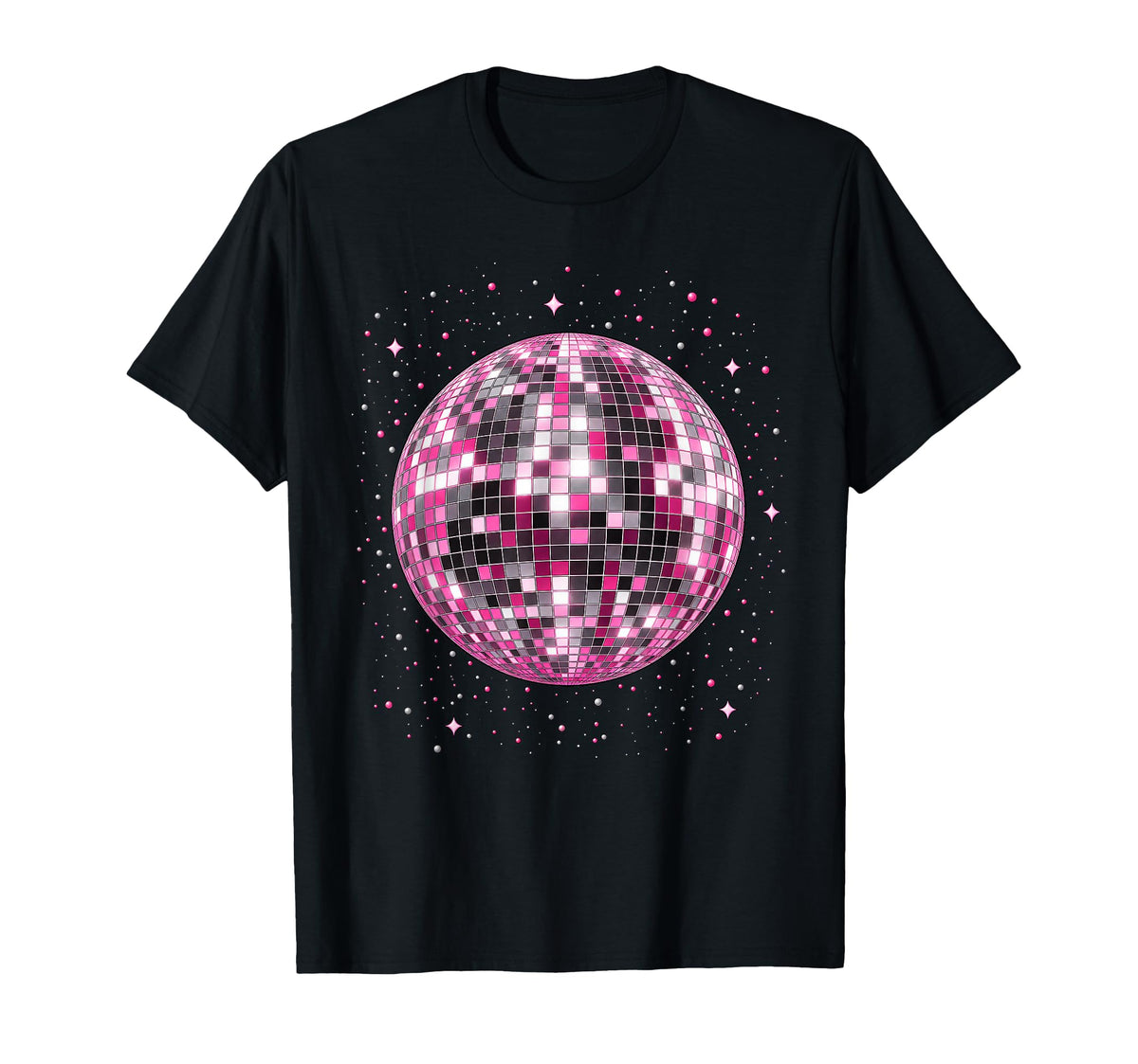 Retro Pink Disco Ball Club Unisex T-shirt, Sweatshirt, Hoodie (1)
