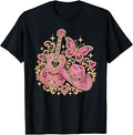 Pink Bling Cowgirl Western Guitar Rhinestone Butterfly Rodeo (1)
