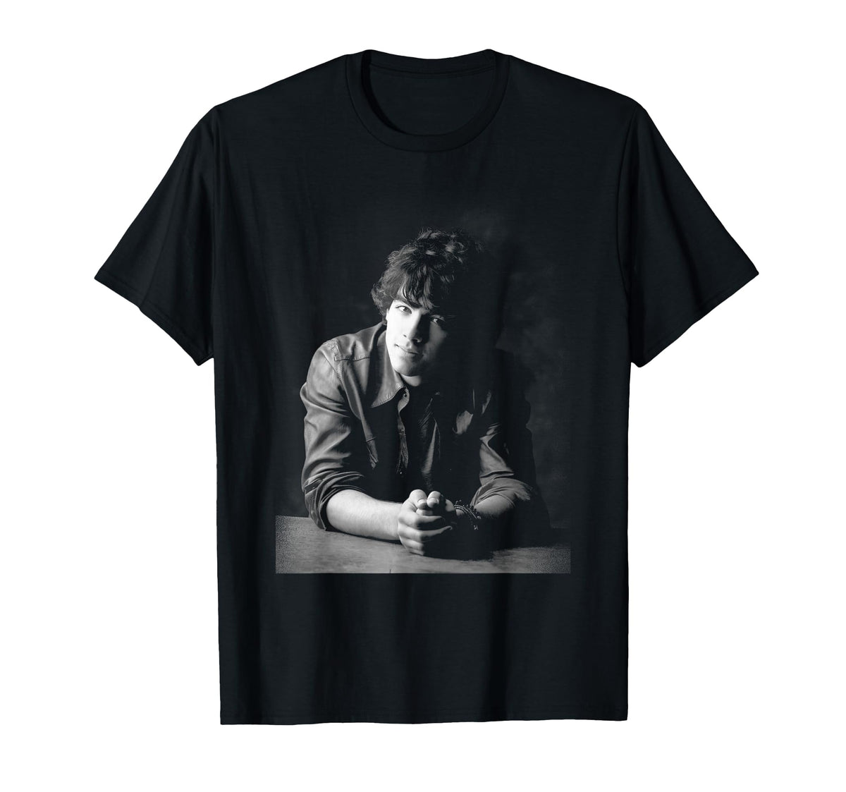 Camp Rock Shane Gray Black White Portrait Vintage Unisex T-shirt, Sweatshirt, Hoodie (1)