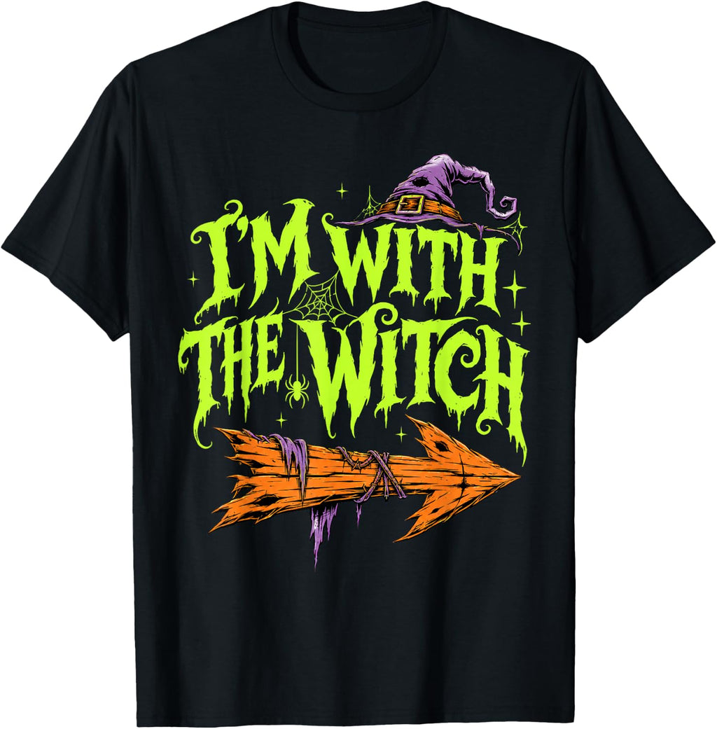 I'M Witch Halloween Costume Matching Couples Unisex T-shirt, Sweatshirt, Hoodie (1)