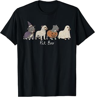 Pit Boo Ghost Pumpkin Pitbull Dog Costume Unisex T-shirt, Sweatshirt, Hoodie (1)
