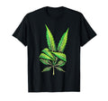 Weed Leaf Marijuana Leaf Hand Peace Sign Hand 420 Cannabis (1)