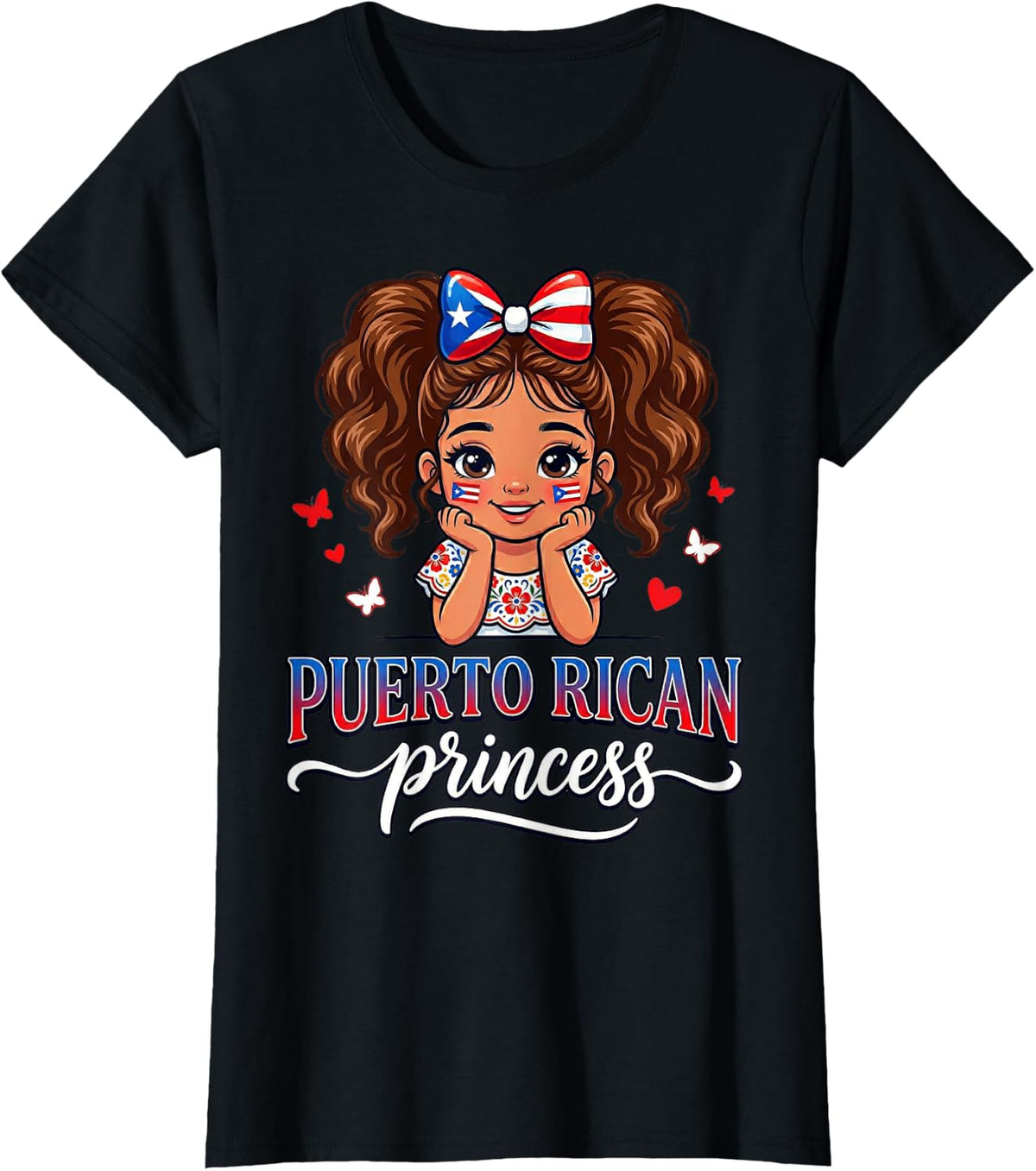 Puerto Rican Princess Puerto Rico Girl Hispanic Heritage (1)