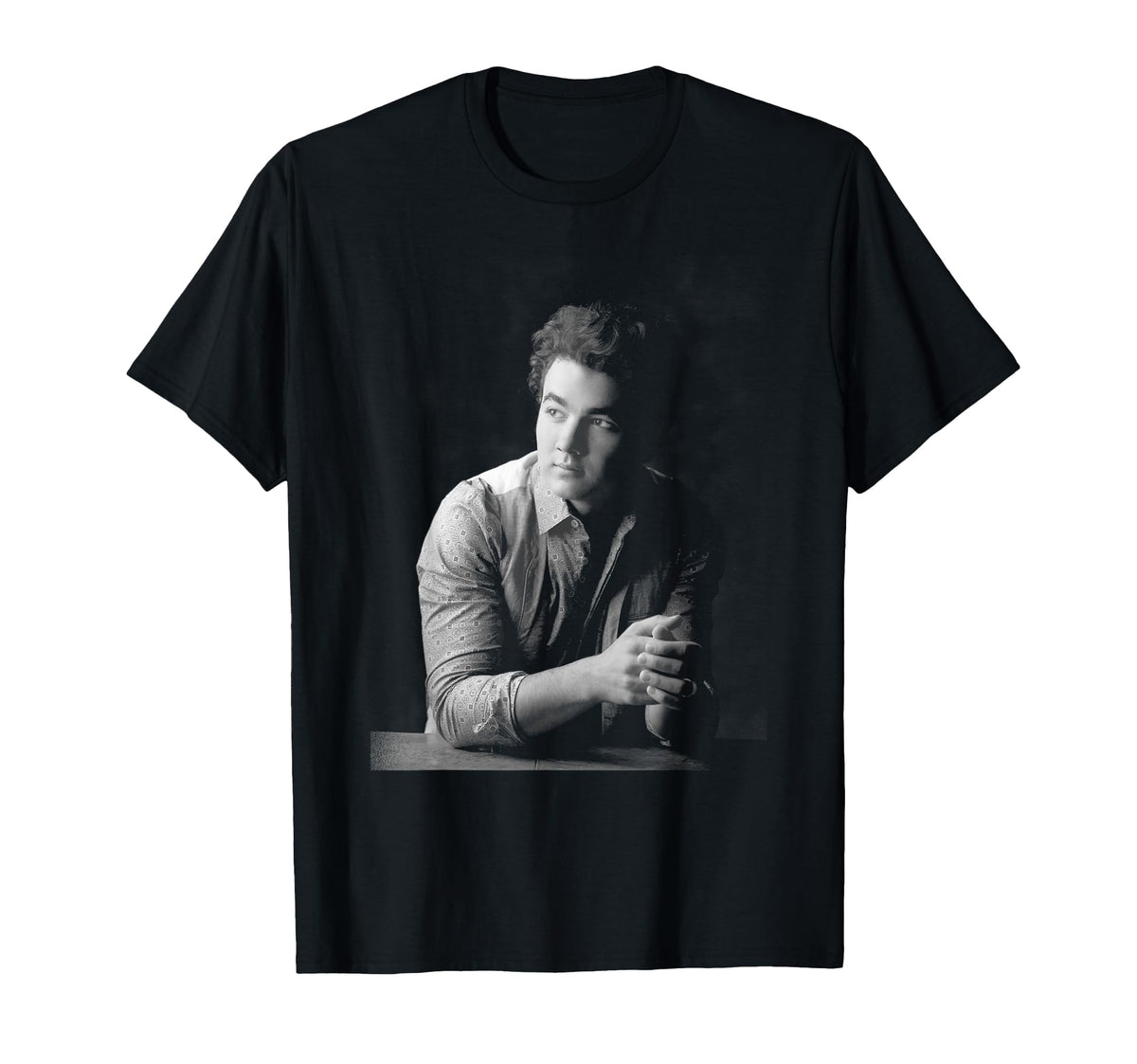 Camp Rock Jason Gray Black White Portrait Vintage Unisex T-shirt, Sweatshirt, Hoodie (1)