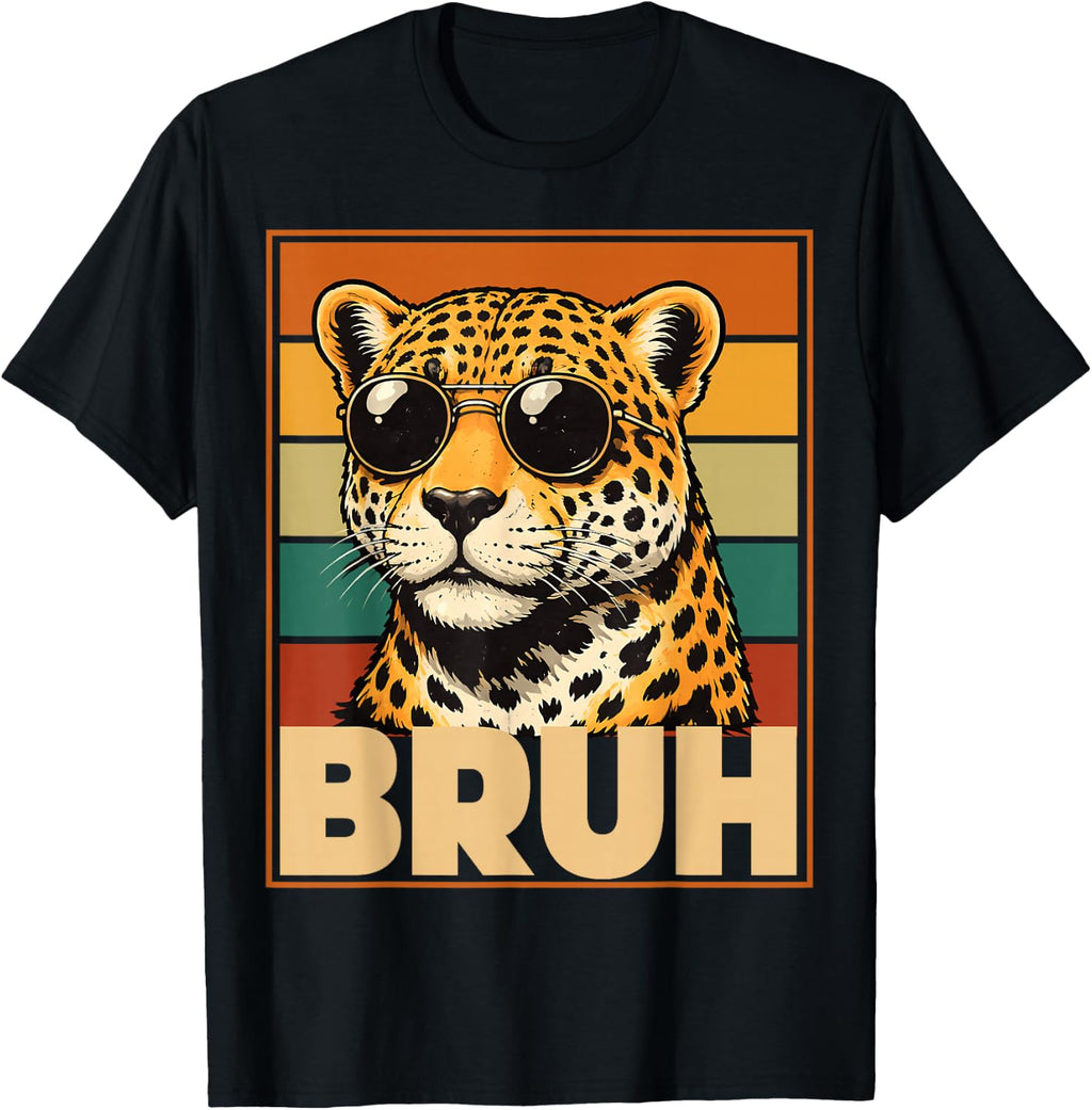 Bruh Cheetah Meme Animal Unisex T-shirt, Sweatshirt, Hoodie (1)