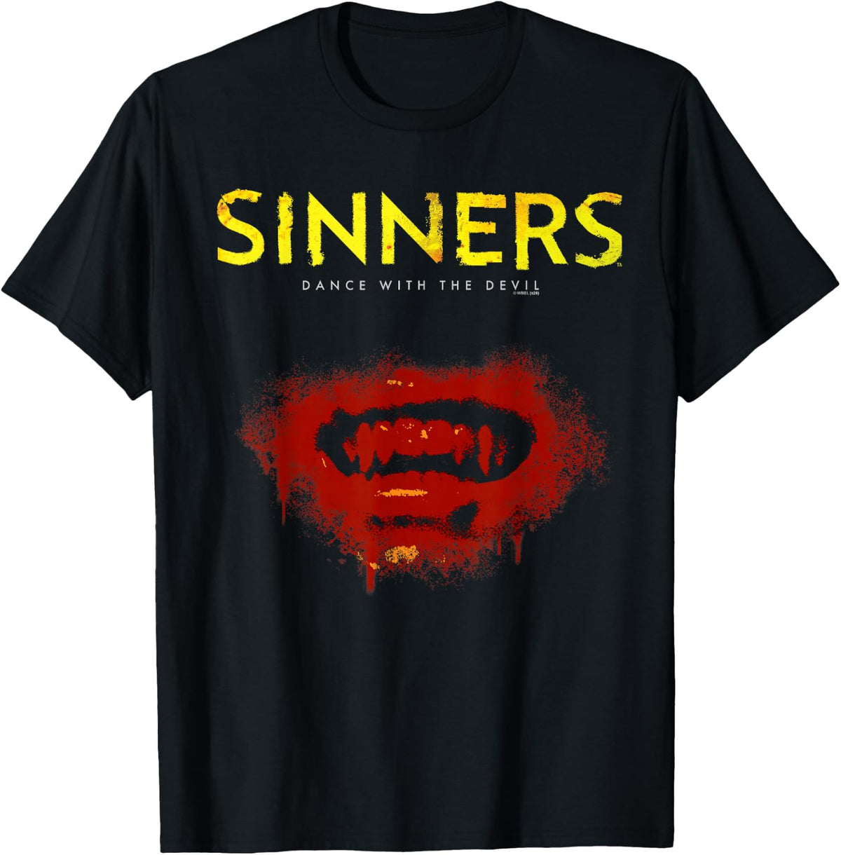 Dance Devil Bloody Vampire Lips Horror Unisex T-shirt, Sweatshirt, Hoodie (1)