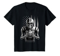 American Football Skeleton Usa Flag Halloween Teens Unisex T-shirt, Sweatshirt, Hoodie (1)