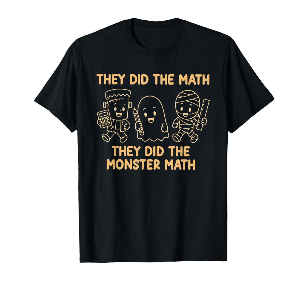Did Monster Math Teachers Halloween Unisex T-shirt, Sweatshirt, Hoodie (1)