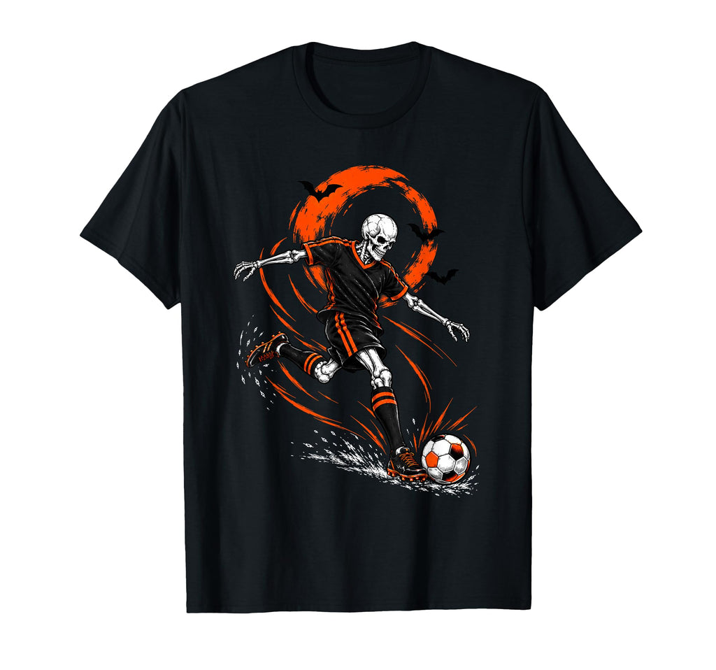 Soccer Skeleton Halloween Spooky Sport Player Unisex T-shirt, Sweatshirt, Hoodie (1)