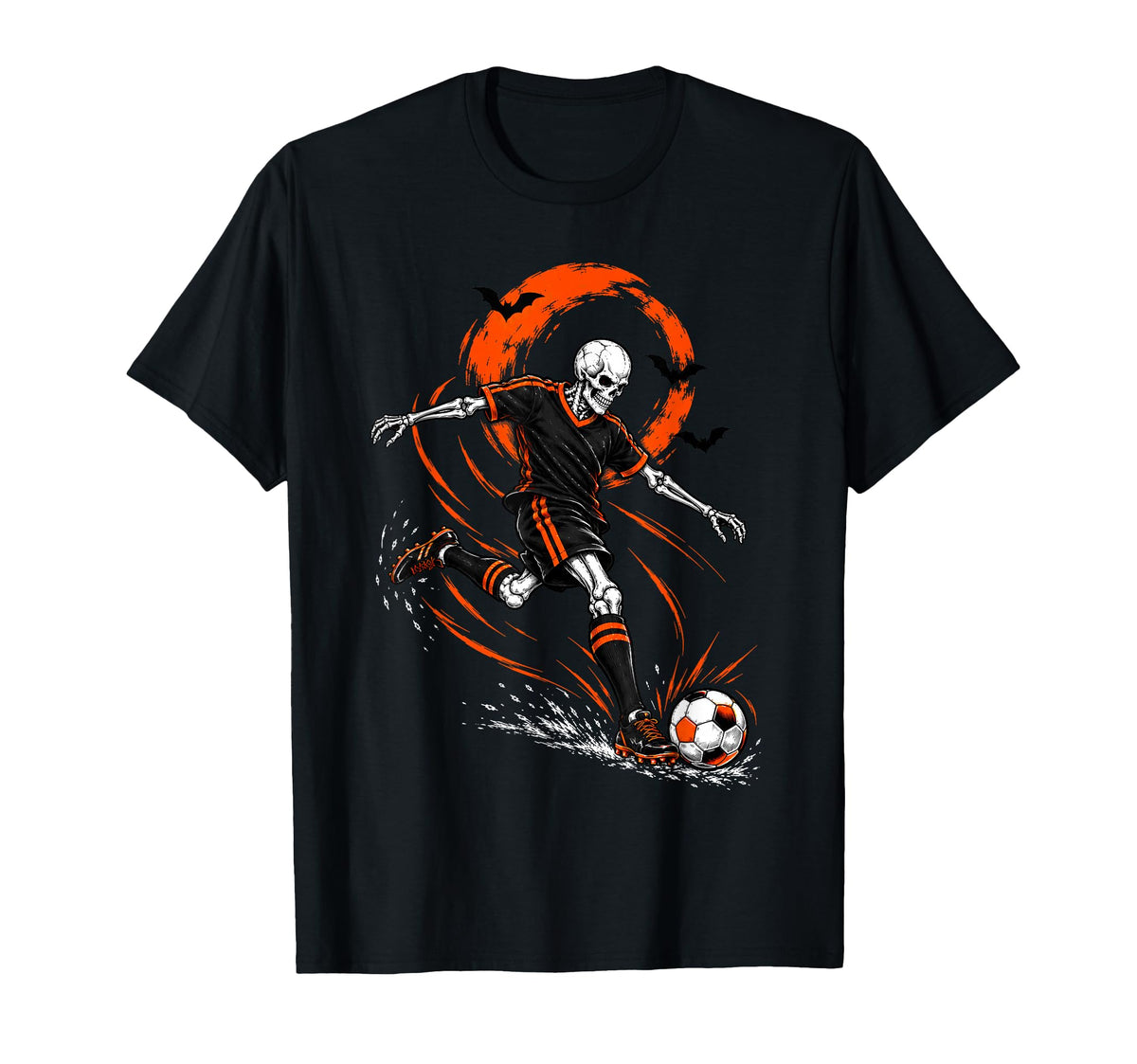 Soccer Skeleton Halloween Spooky Sport Player Unisex T-shirt, Sweatshirt, Hoodie (1)