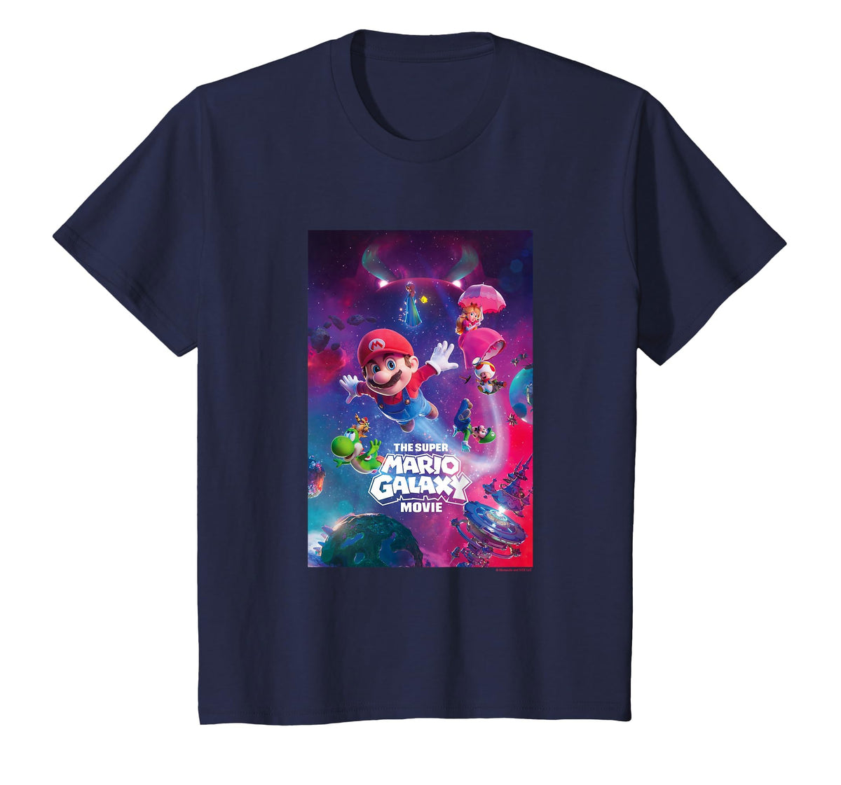 Super Mario Galaxy Movie Epic Cosmic Adventure Unisex T-shirt, Sweatshirt, Hoodie (1)