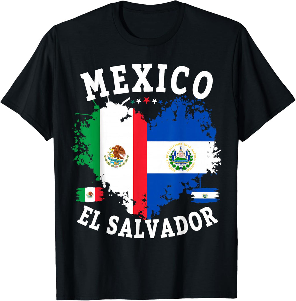 Mexico Salvador Flag Costume Salvadore Unisex T-shirt, Sweatshirt, Hoodie (1)