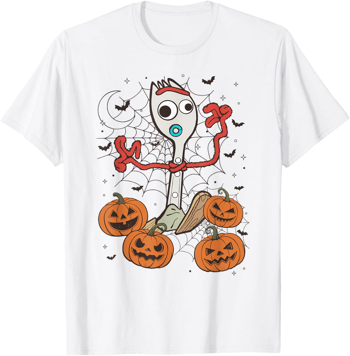 Pixar Toy Story Halloween Forky Jack-O-Lanterns Unisex T-shirt, Sweatshirt, Hoodie (1)