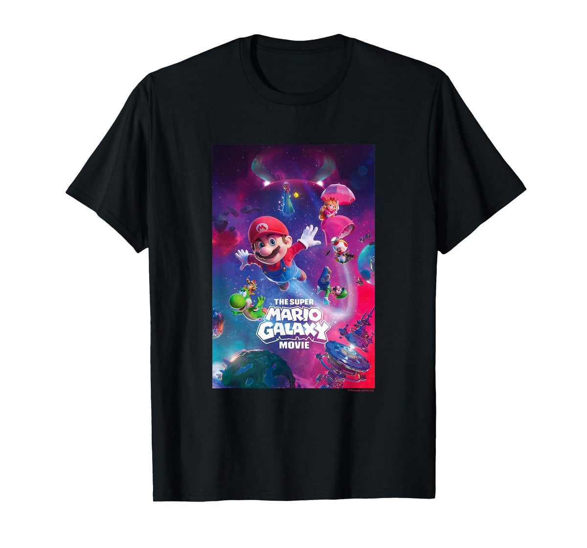 Super Mario Galaxy Movie Epic Cosmic Adventure Unisex T-shirt, Sweatshirt, Hoodie (1)