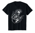 Punk Rock Skeleton Electric Guitar Rocker Unisex T-shirt, Sweatshirt, Hoodie (1)
