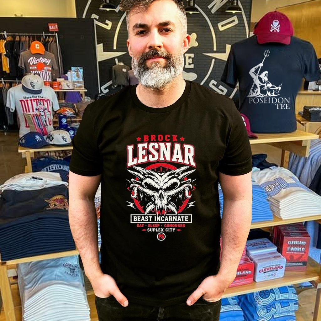 F5 Beast Incarnate Eat Sleep Conquer Suplex City Brock Lesnar T-shirt