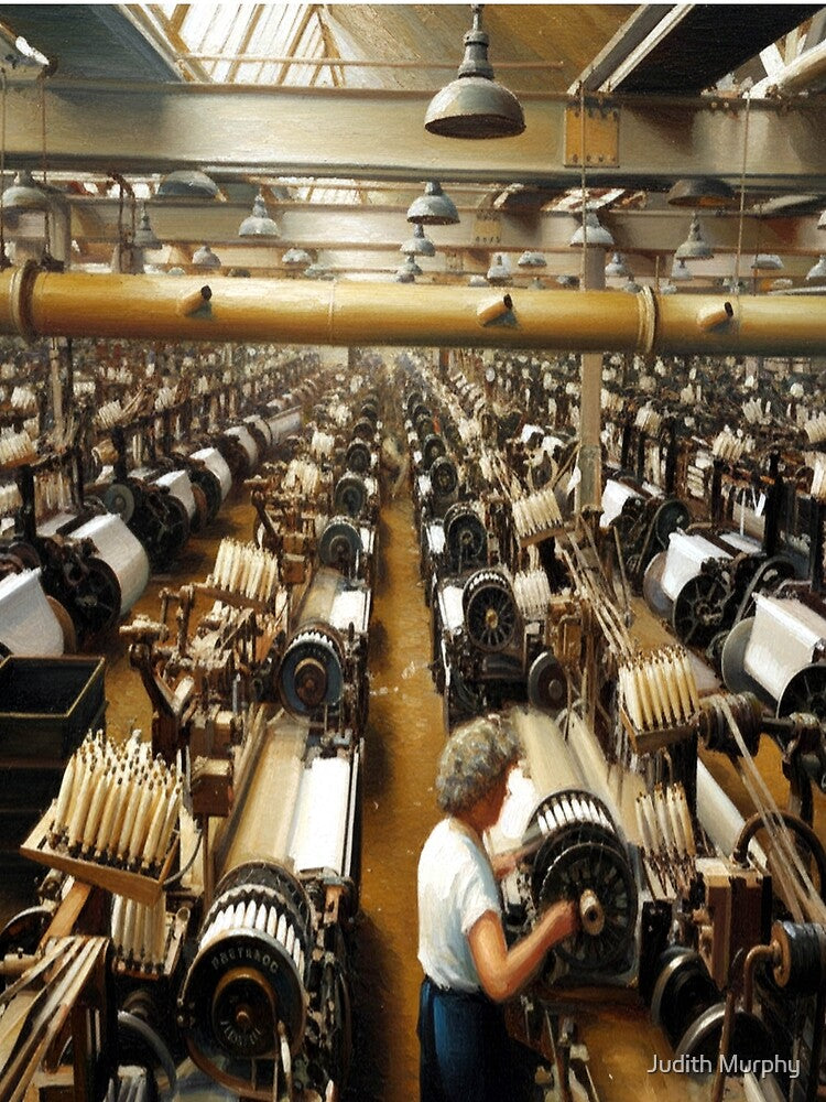 Lancashire Cotton Weaving Mill by Judith Murphy