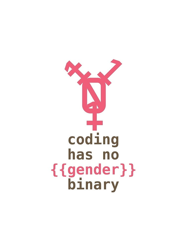 Code Has No Binary (Portrait) by Tristan Morrison