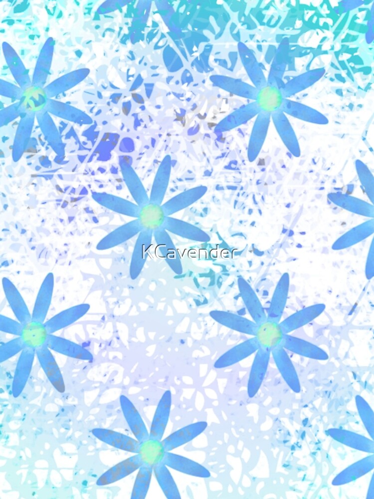 Grunge Daisy Print by KCavender