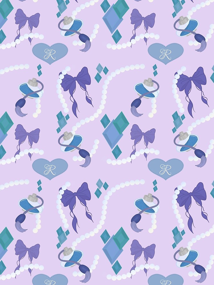 Coquette pearl and perfume bottle pattern by DragonsHoard07