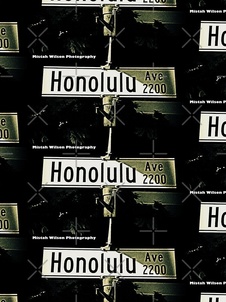 Honolulu Avenue, Montrose, CA by Mistah Wilson by The Street Sign Store