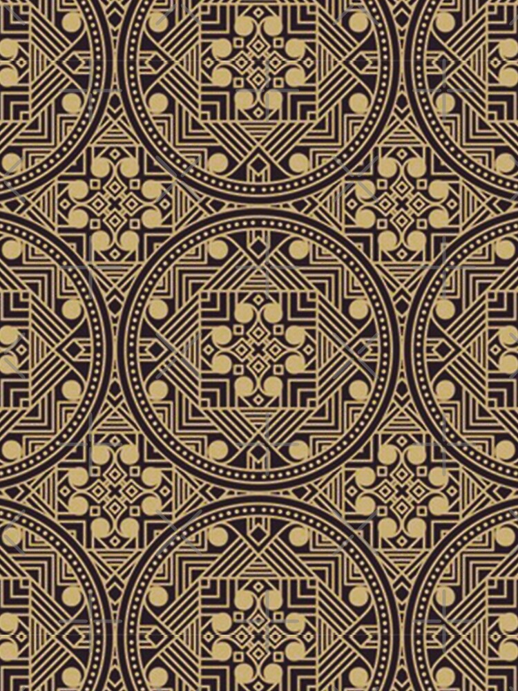 Beige Brown Floral Pattern by bohobeauti