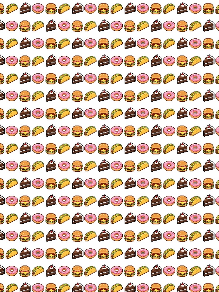 Pixel Food Collection – Retro Sweet & Savory Icons by WATEKE