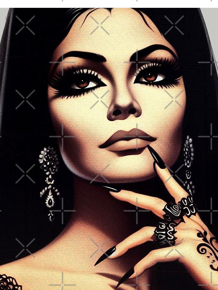 Beauty Goth Woman by PulpVintage