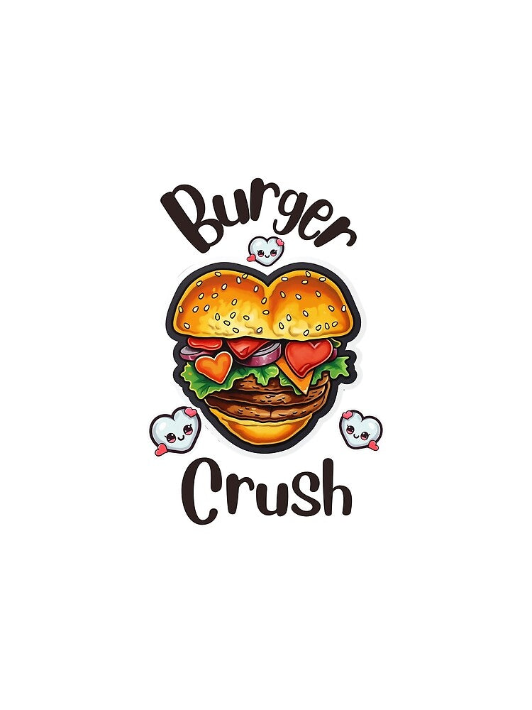 Burger Crush Design for Light Background by zwrohn