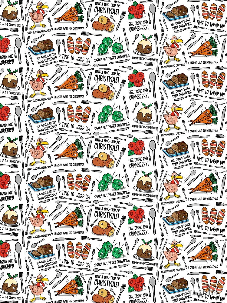 Christmas Dinner Pattern by TeePee Creations