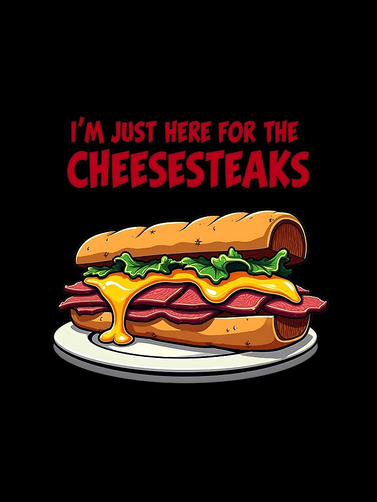 Cheesesteak Addict Joke Meat and Cheese Lover Fun by PomerShop