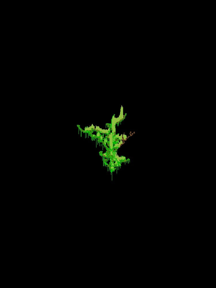 Pixel Art Tree and Vines by worcky