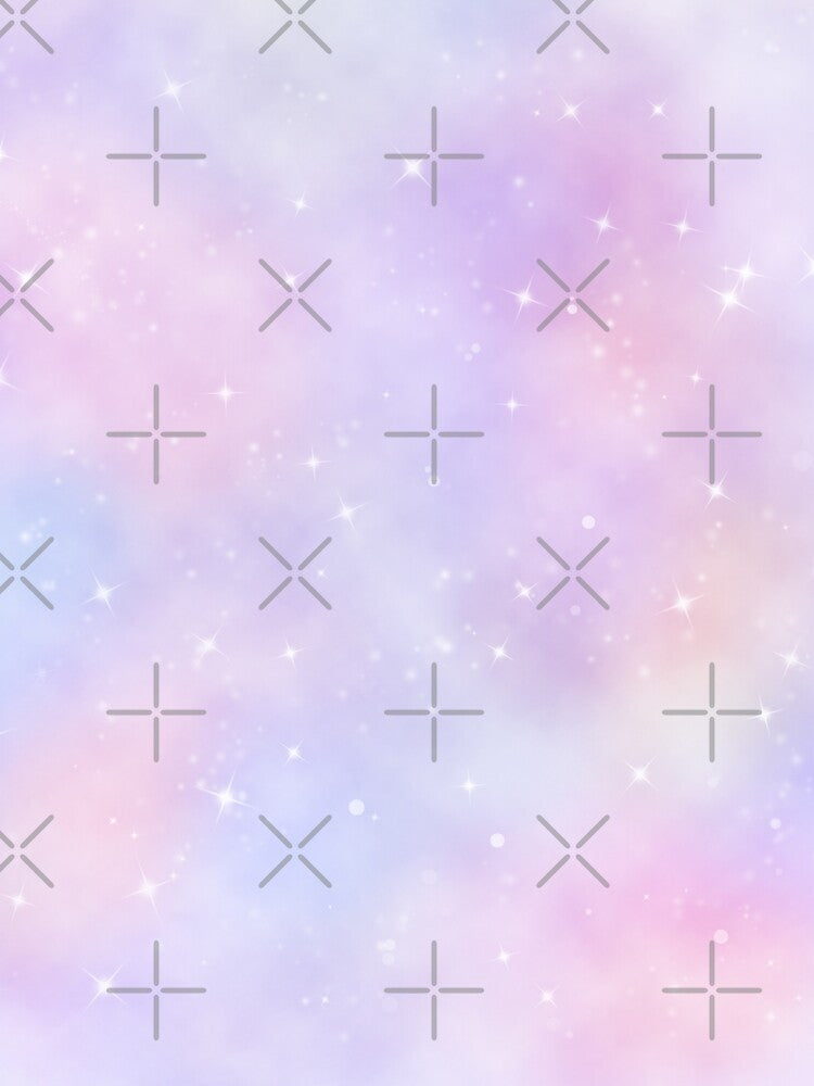 Aesthetic Colorful Pink, Violet and Light Blue Galaxy by ataraxiastore