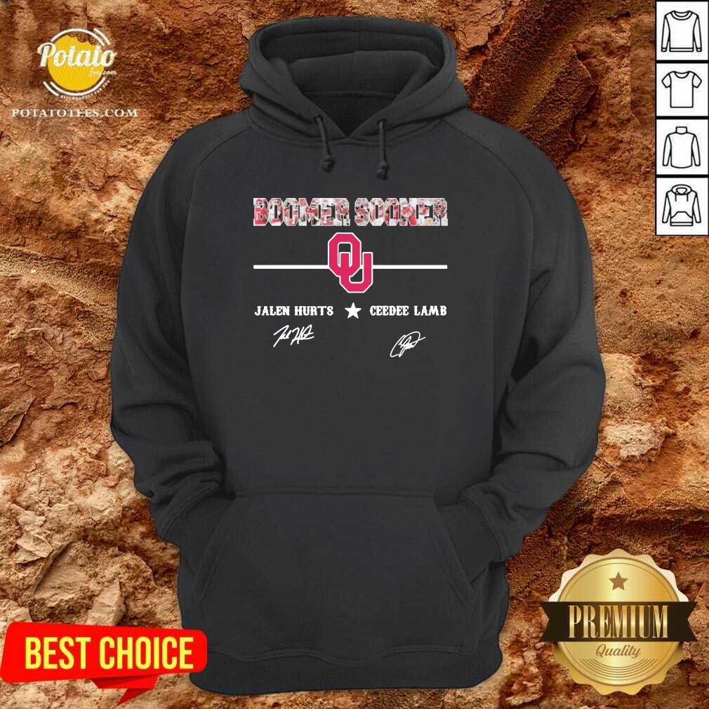 Funny Oklahoma Sooners Jalen Hurts And Ceedee Lamb Signatures Shirt