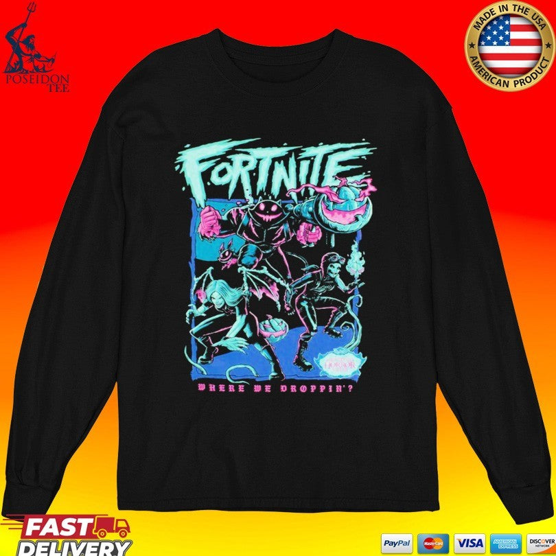 Glow In The Dark Halloween Horror Nights Fortnitemares T-shirt
