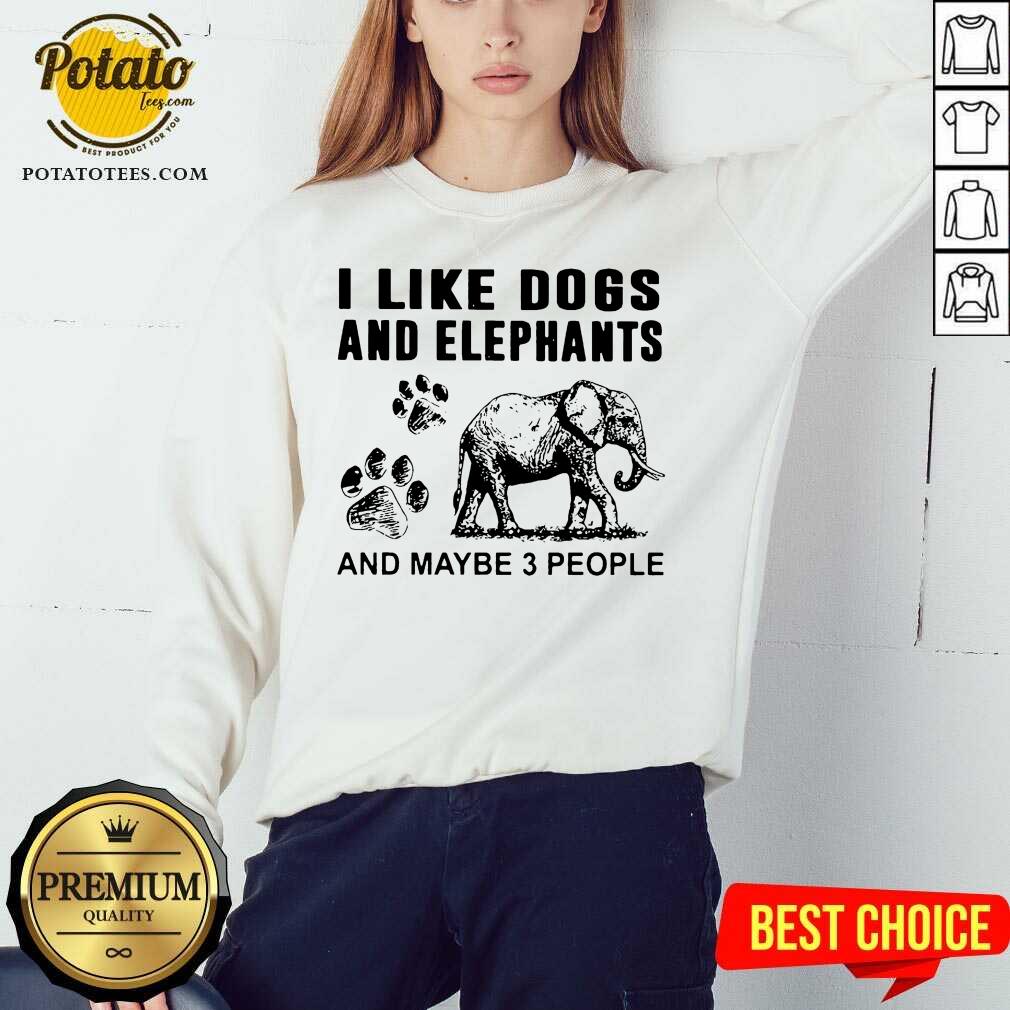 Good Elephant Let Me Check My Giveashitometer Nope Nothing Shirt