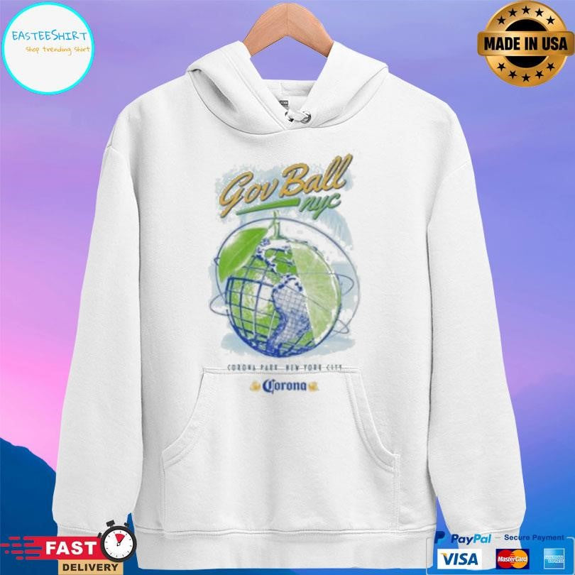 Governors Ball Music Festival Corona X Gov Ball Unisphere Lime Shirt