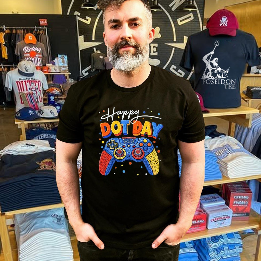 Happy Dot Day Boys Gamer Polka Dot 2026 T-shirt