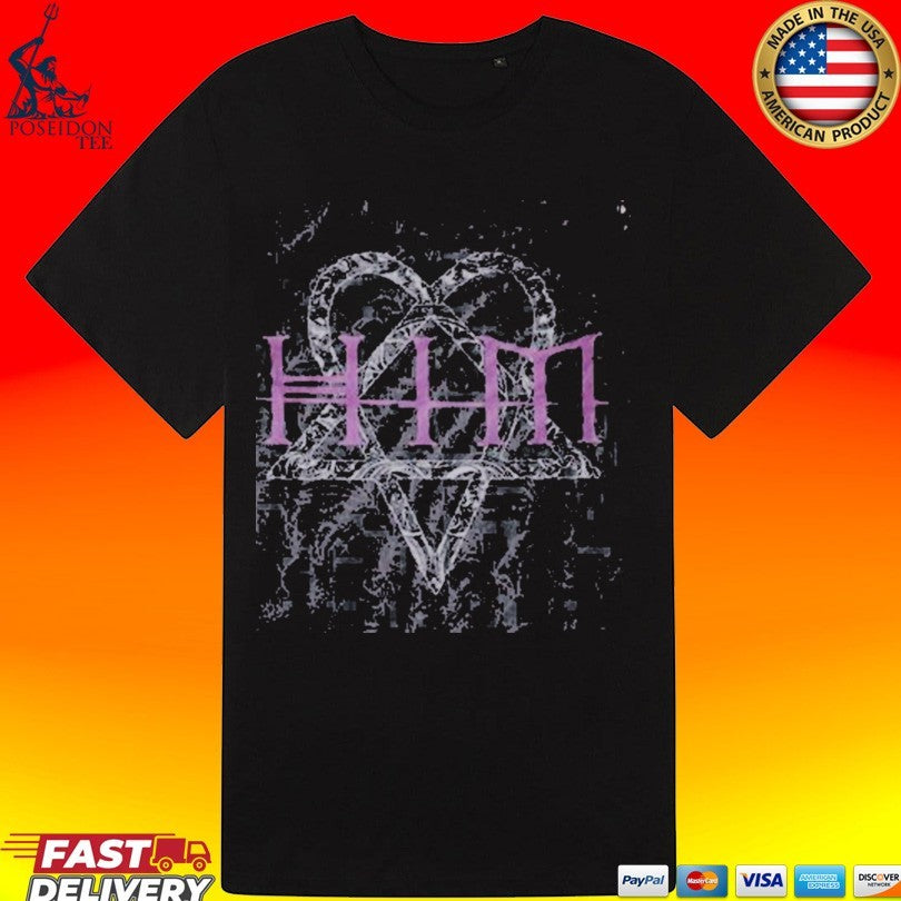 Him Heartagram & Logo Chiffon T-shirt